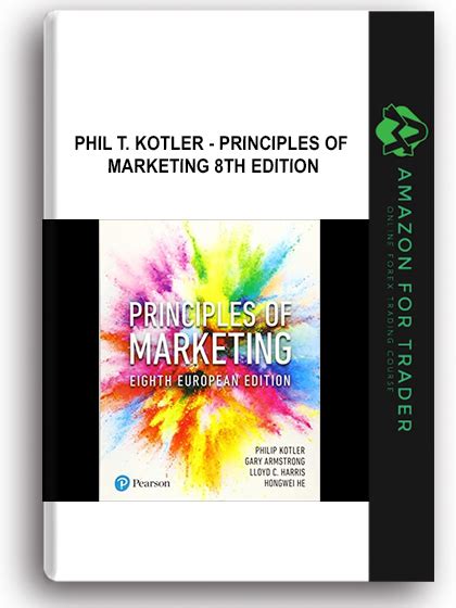 Phil T Kotler Principles Of Marketing 8th Edition Amazon For Trader