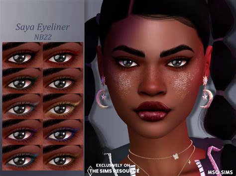 The Sims Resource Saya Eyeliner