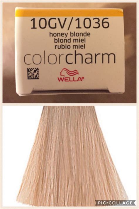 Wella Color Charm 10GV 1036 Honey Blonde Honey Blonde Hair Color