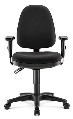 WorkPro Patriot Multifunction Ergonomic Fabric Task Chair Black BIFMA