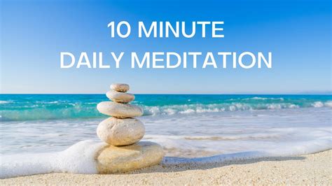 10 Minute Meditation For Stress And Anxiety Youtube