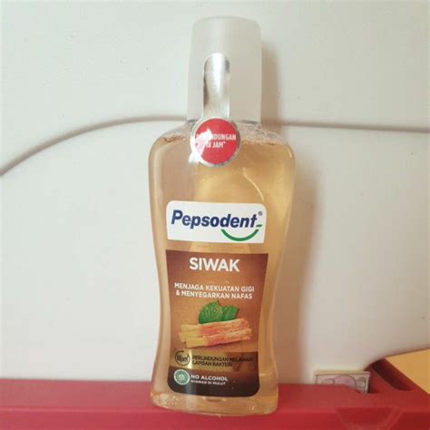 Jual Pepsodent Mouthwash Active Defense Sensitive Expert Siwak