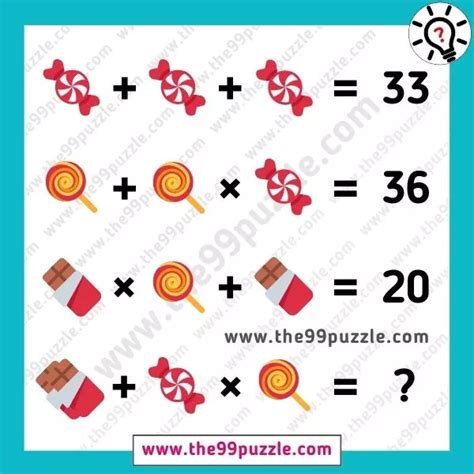 Chocolate Picture Puzzle Math Equation For Teens The 99 Puzzle