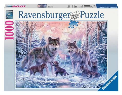 Ravensburger Arctic Wolves Puzzle 1000 Pieces Sanity