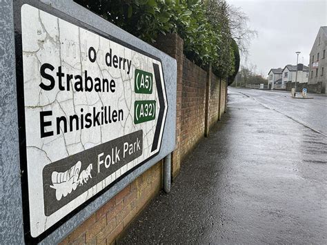 Direction Sign Omagh Kenneth Allen Geograph Ireland