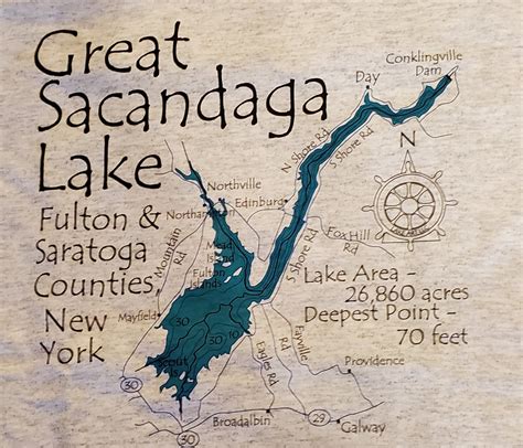 Great Sacandaga Lake T Shirt Adirondack Country Store