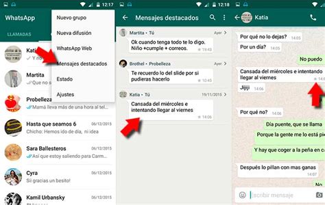 Cómo destacar mensajes de WhatsApp Mobility