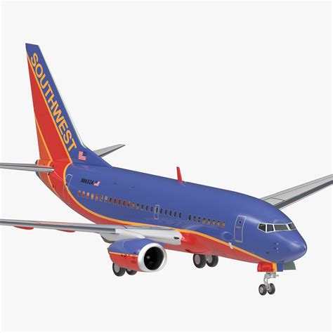 D Boeing Southwest Airlines Model Turbosquid