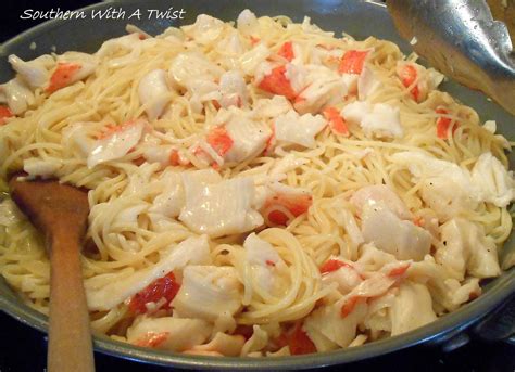 Southern With A Twist Crab Scampi