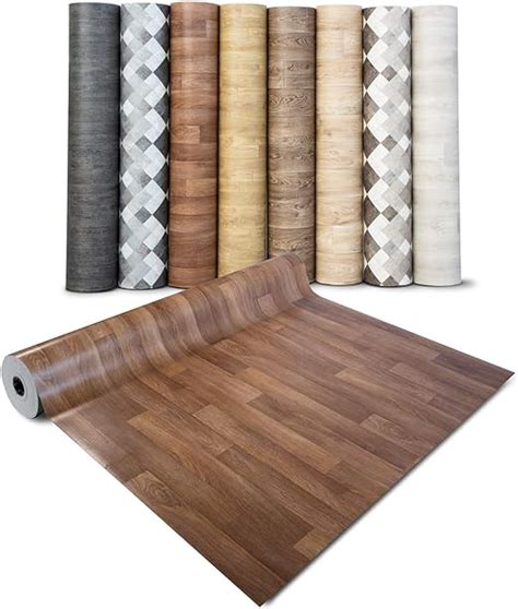 Casa Pura Wood Effect Vinyl Flooring PVC Decking Roll Non Slip