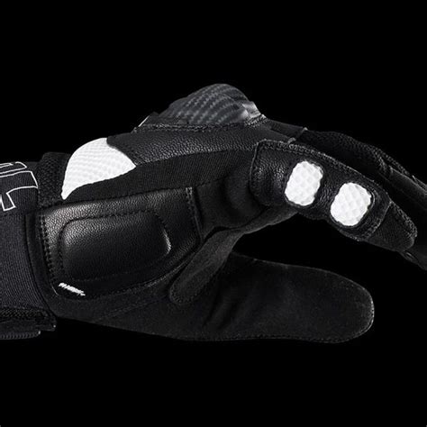 Motorcycle Gloves Furygan Galax Evo Black White In Stock ICasque Co Uk