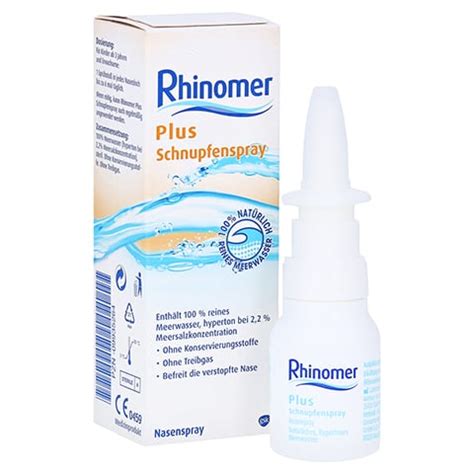 Rhinomer Plus Schnupfenspray 20 Milliliter Medpex