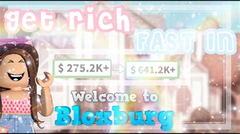 15 TIPS AND TRICKS To Get RICH FAST In BLOXBURG YouTube