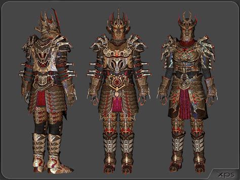 Daedric Armor V By Aleksiszet By Aleksiszet On Deviantart