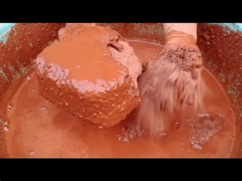 Super Soft Red Dirt Crumble Dry On Paste And Water Satisfying