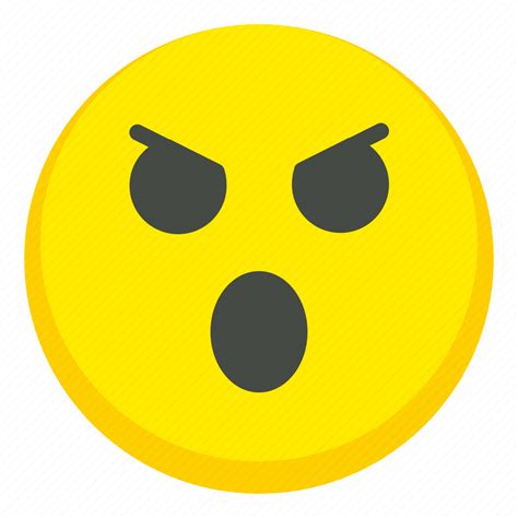 Angry Mad Yelling Emoji Emoticon Icon Download On Iconfinder