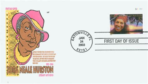 3748 2003 37c Literary Arts Zora Neale Hurston Mystic Stamp Company