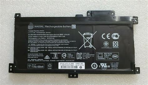 Hp WA03XL 11 4V 48Wh Replacement Laptop Battery