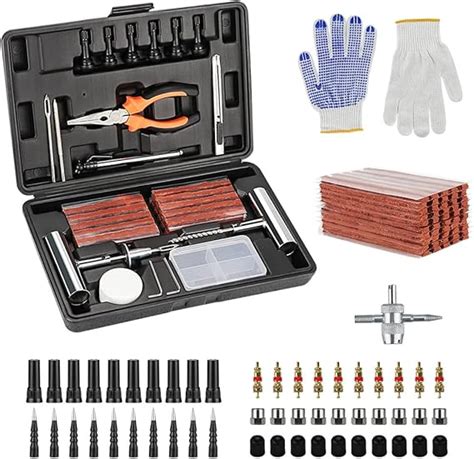 Vonlux Tyre Repair Kit 120 Pcs Car Tyre Puncture Repair Kit Heavy