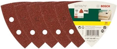 Bosch Accessories Lot De Feuilles Abrasives Pour Ponceuse