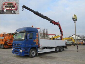 Mercedes Benz Actros 2544 LL 6x2 Palfinger PK34000 Jib Winde For Sale