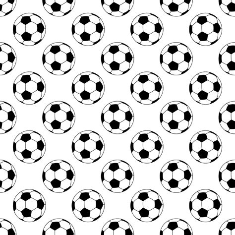 Soccer ball pattern simple illustration of soccer ball vector pattern ...