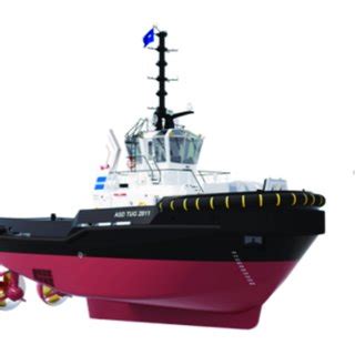 Various tugboat types offered by Damen Shipyards. From left to right:... | Download Scientific ...