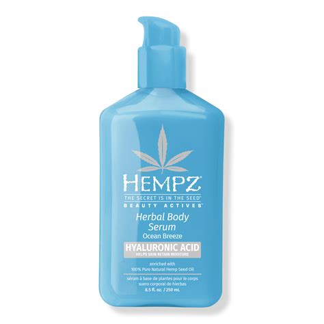 Hempz Ocean Breeze Herbal Body Serum With Hyaluronic Acid Ulta Beauty