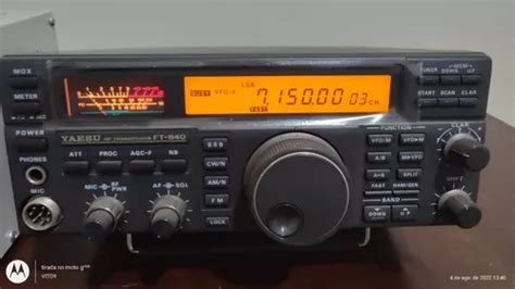 Radio Yaesu Ft 840 Hf Lindíssimo Nota 100 Parcelamento Sem Juros