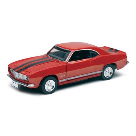 New-Ray 50473B 1969 Chevrolet Camaro Z28 In Red With Black Stripes Pack of 12, 1 - Kroger