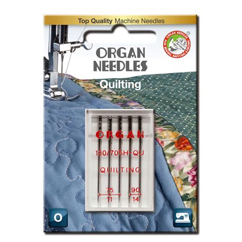 Organ Symaskinnåler Quilting 75 90 5pk Stofflykke no