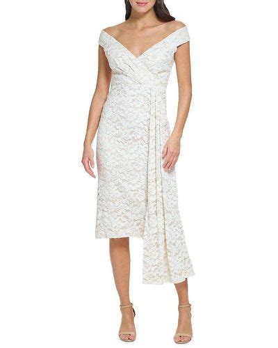 White Eliza J Dresses For Women Lyst