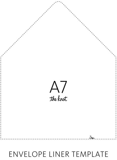 The Wedding Invite Address Etiquette You Need to Know | A7 envelope liner template, Envelope ...