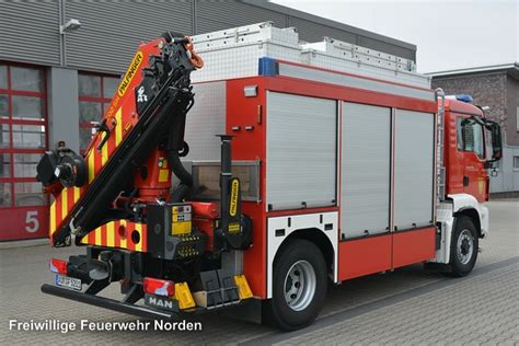 Rüstwagen Kran RW K Feuerwehr Norden