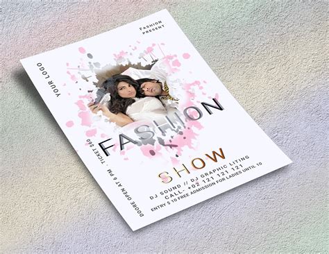 Fashion show flyer design on Behance