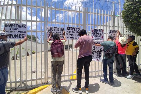 Protestan En La Oficina De La Fgr En La Capital Para Exigir Justicia