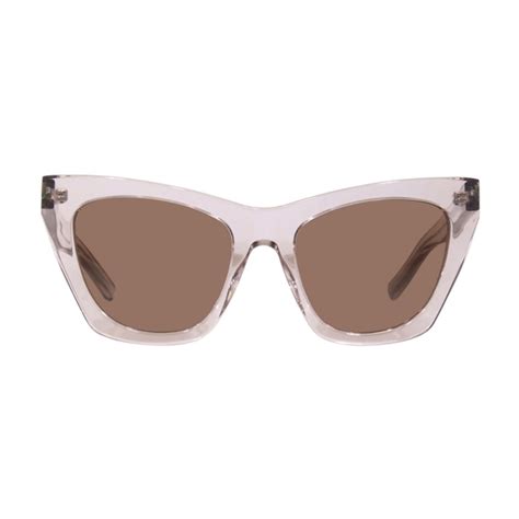 Saint Laurent Accessories New Saint Laurent Sl24 Kate 18 Nude Brown Sunglasses Poshmark