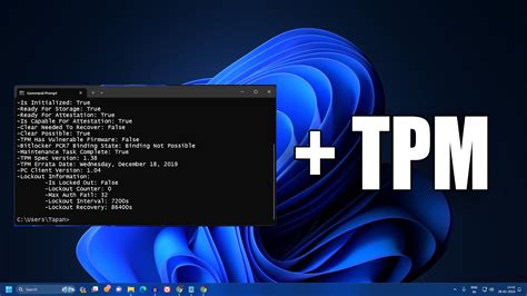 How To Check Tpm Version Using Cmd Command On Windows 11 Youtube