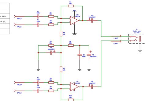 Differential Input To Single Ended Output LM324 Platform For Creating