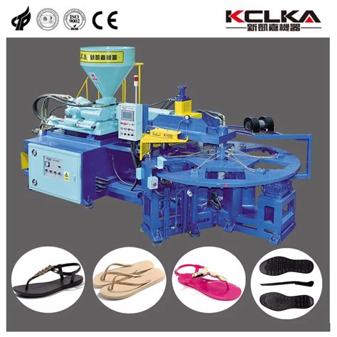 KCLKA Full Automatic Rotary One Color PVC Plastic Injection Slipper