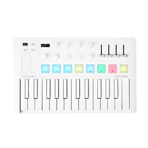 Arturia Minilab Alpine White Usb Midi Keyboard Controller