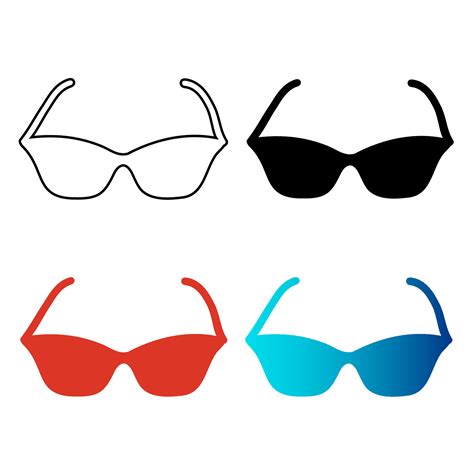 Abstract Fashion Glasses Silhouette Illustration 25840312 Vector Art at Vecteezy