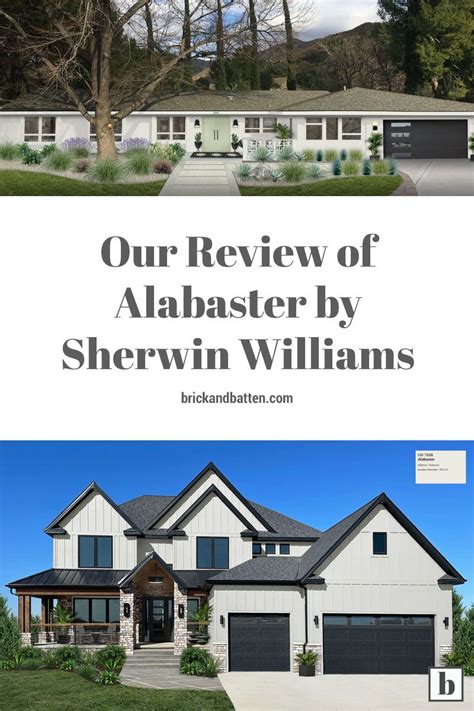 Our Review Of Alabaster By Sherwin Williams Brick Batten Sherwin