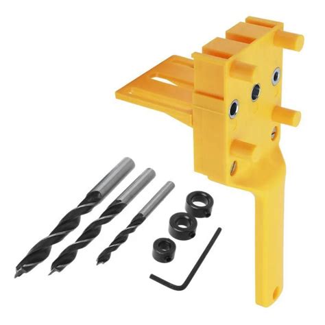 Quick Wood Doweling Jig Abs Plastic Handheld Pocket Hole Jig System