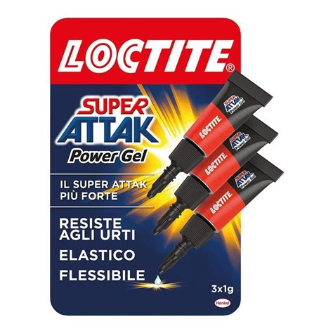 Loctite Super Attak Power Flex Mini Trio Gel Colla Liquida