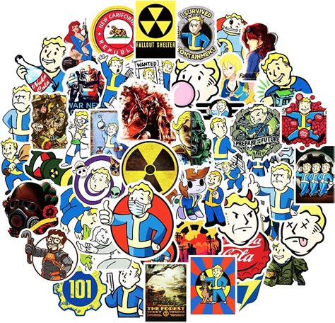 Vinyl Sticker Die Cut Fallout Character Vault Boy Decal