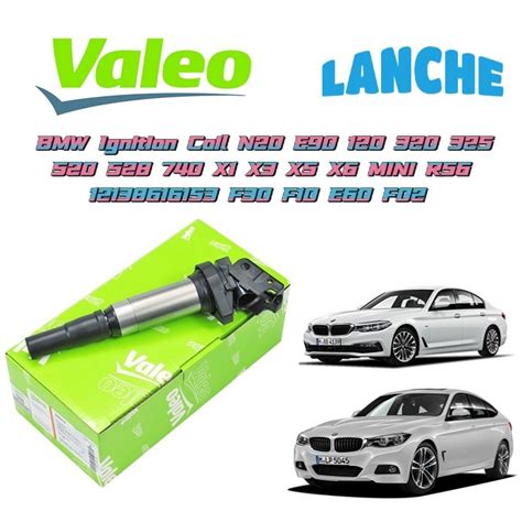 Valeo Bmw Ignition Coil N20 E90 120 320 325 520 528 740 X1 X3 X5 X6 Mini R56 12138616153 F30 F10