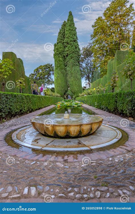 Generalife Gardens And Summer Palace Of The Emirs Of Granada From