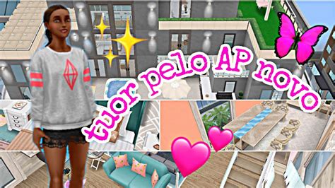 Tuor Pelo Meu Novo Apartamento THE SIMS FREE PLAY YouTube