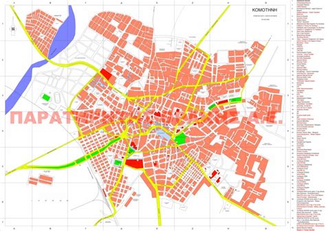 Komotini sightseeing map - Ontheworldmap.com